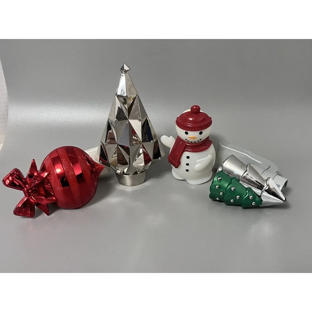 Bath & Body Works Wallflowers Christmas Holiday Plug-In Diffusers Snowman Tree 4